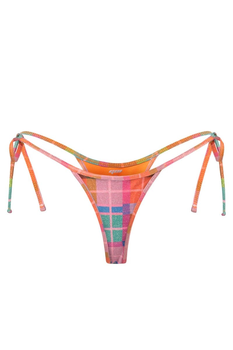 Tartan Isla Thong - GOI Swimwear