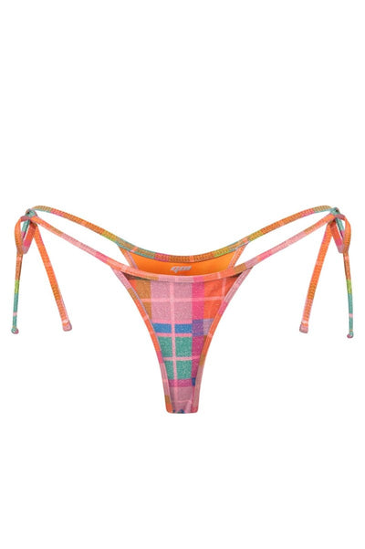 Tartan Isla Thong - GOI Swimwear