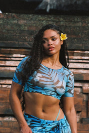 Tropical Hikaru Top - GOI Swimwear