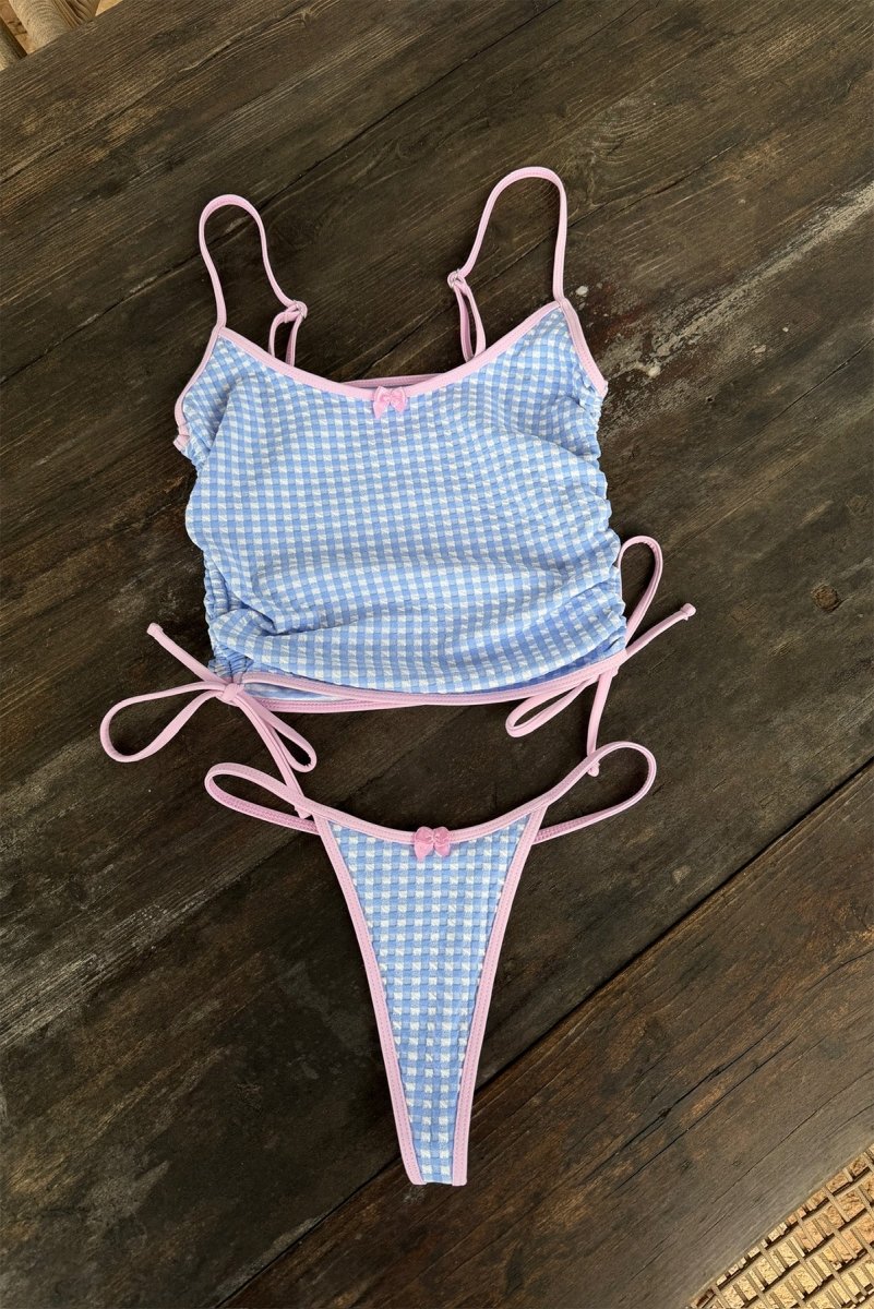 Vichy Betsy Top - GOI Swimwear