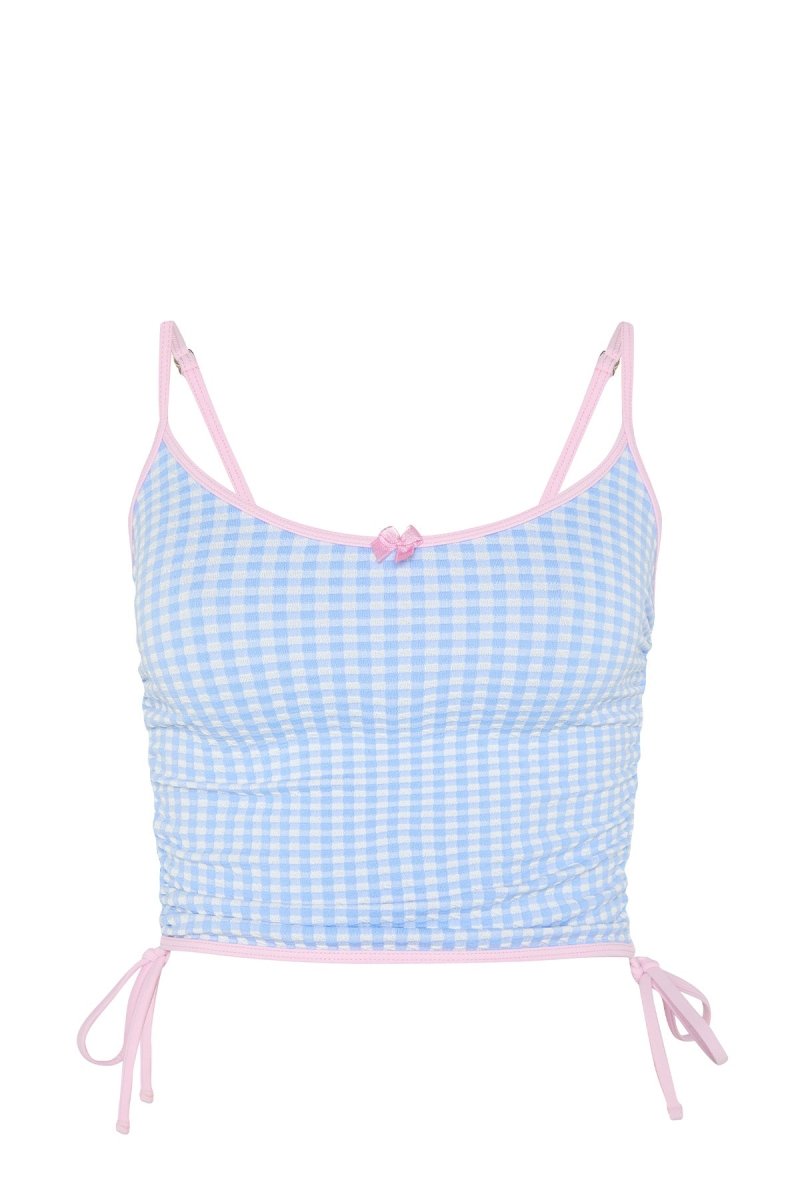 Vichy Betsy Top - GOI Swimwear