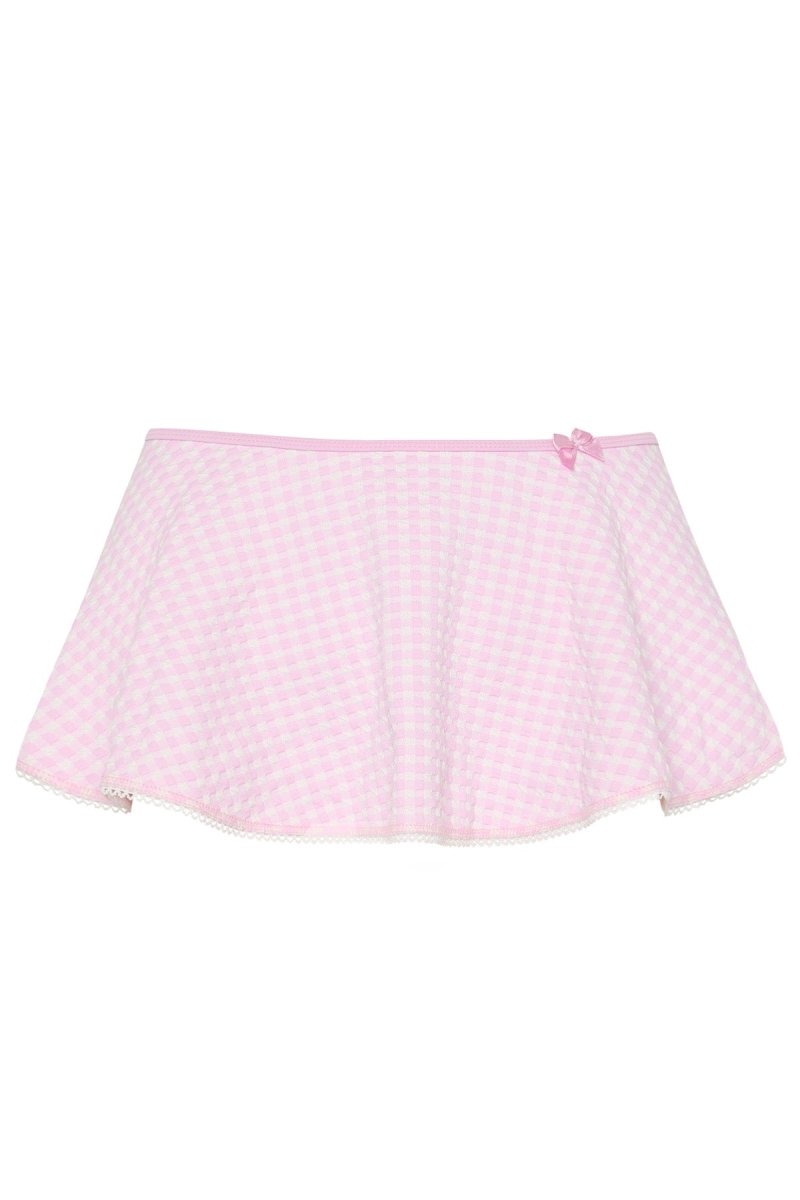 Vichy Bonnie Skirt - GOI Swimwear