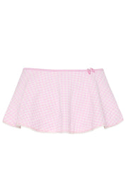 Vichy Bonnie Skirt - GOI Swimwear
