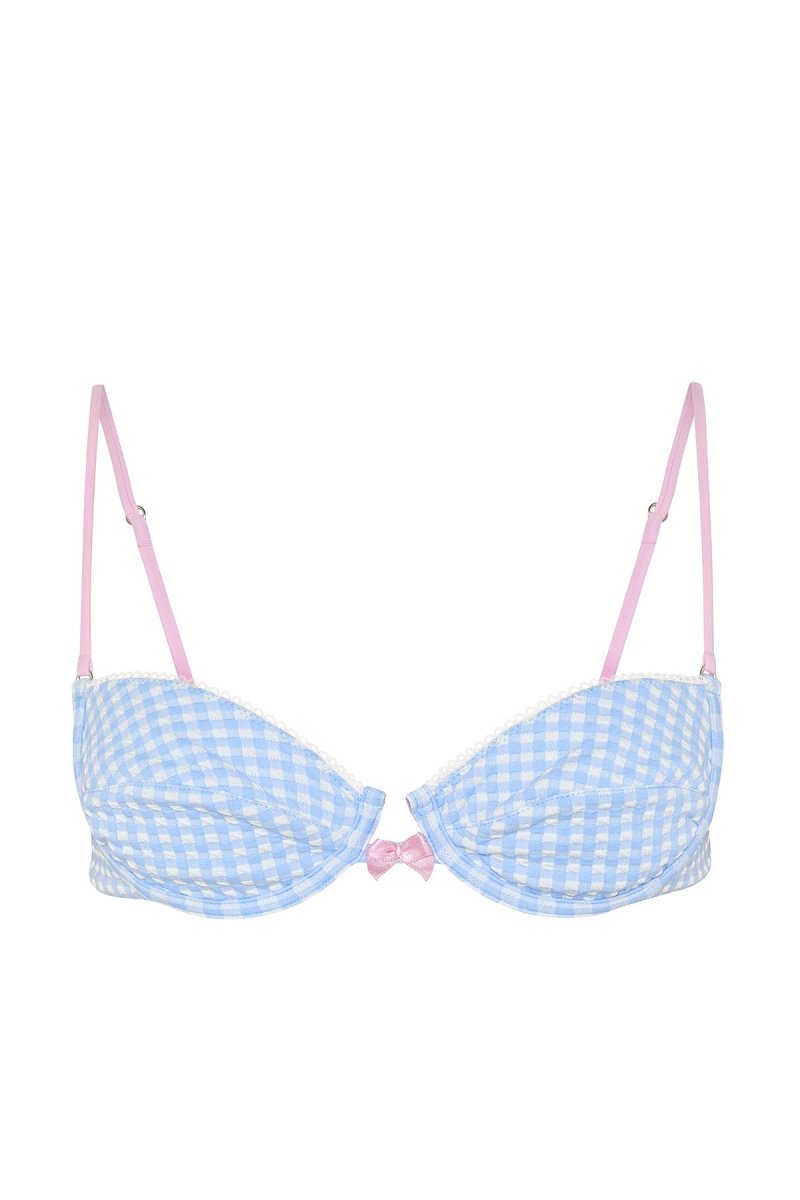 Vichy Daisy Top - GOI Swimwear