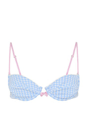 Vichy Daisy Top - GOI Swimwear