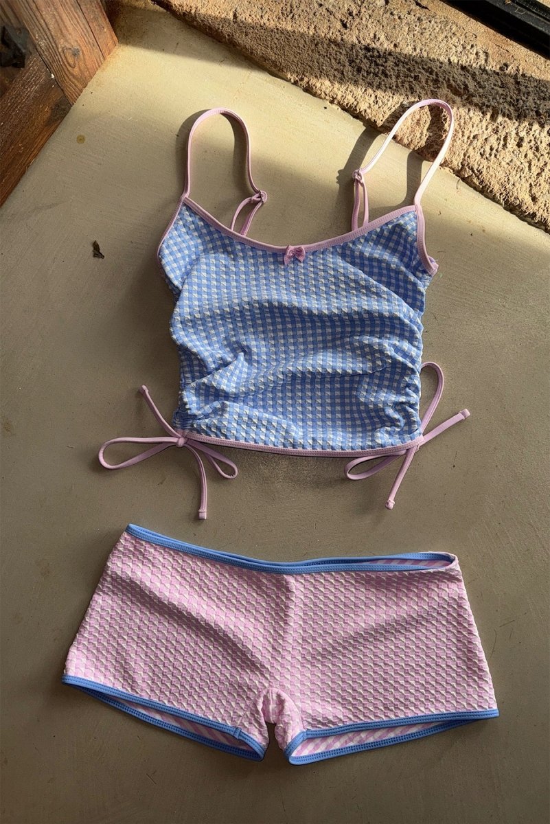 Vichy Dolly Shorts - GOI Swimwear